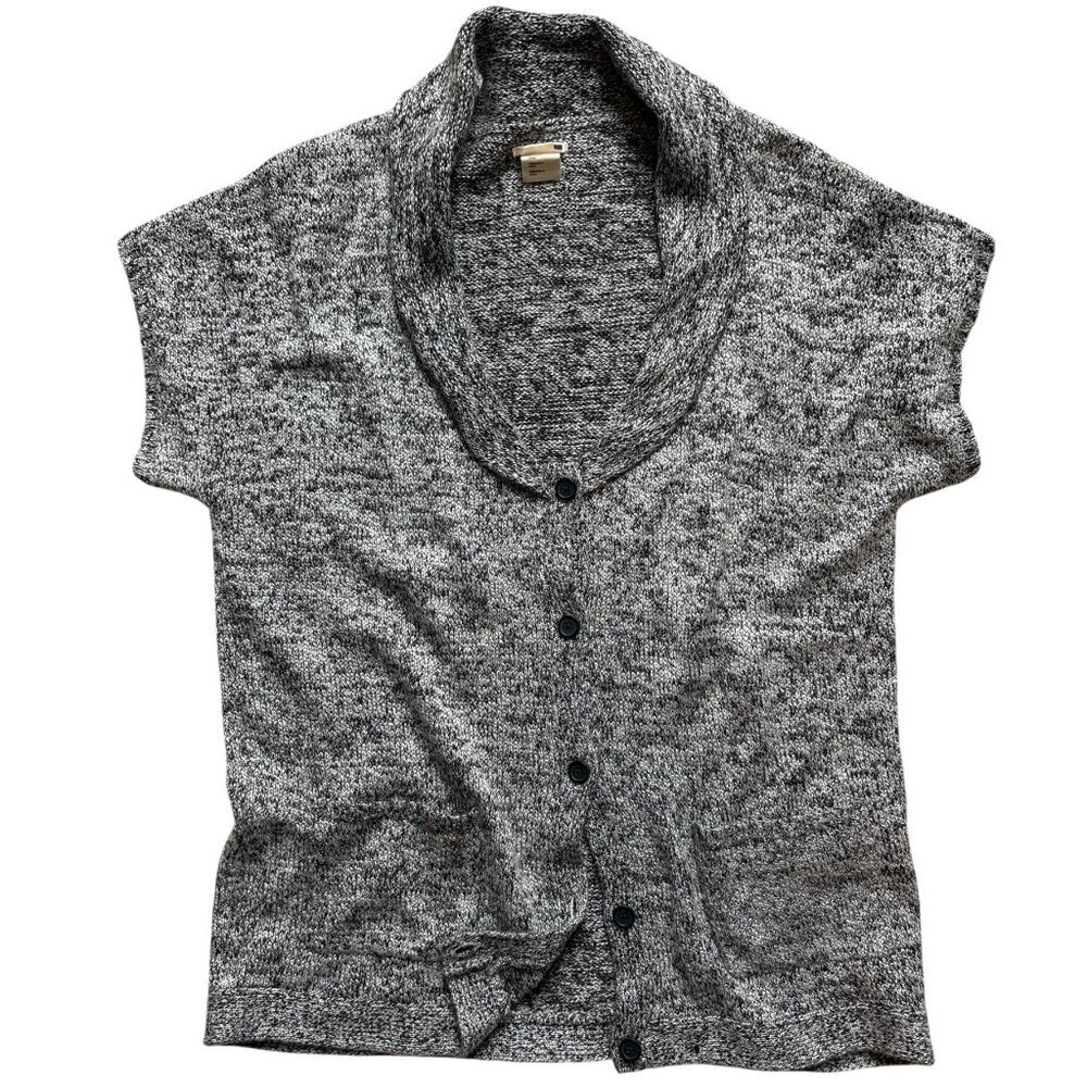 Levi's Short Sleeve Button Sweater Size M